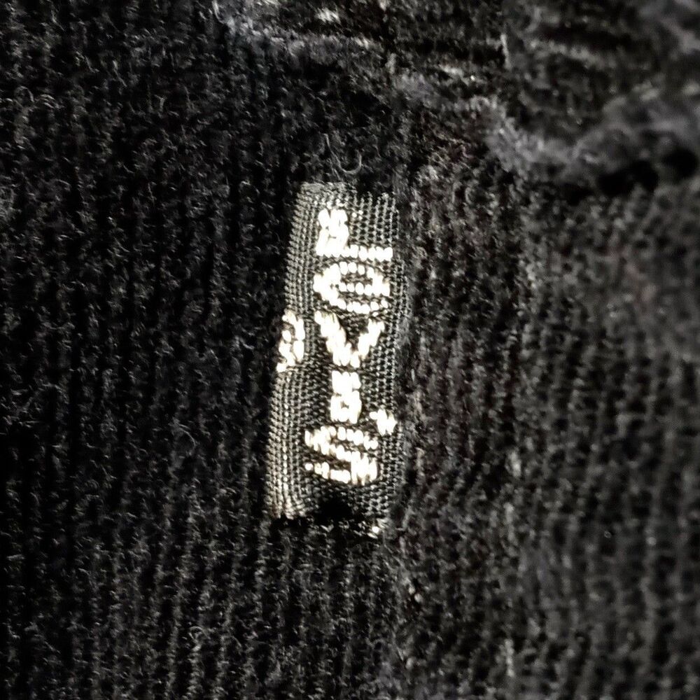 Levi's 505 Corduroy Pants Womens Size 12M (Fits 31x31) Stretch Straight Leg - Picture 6 of 12